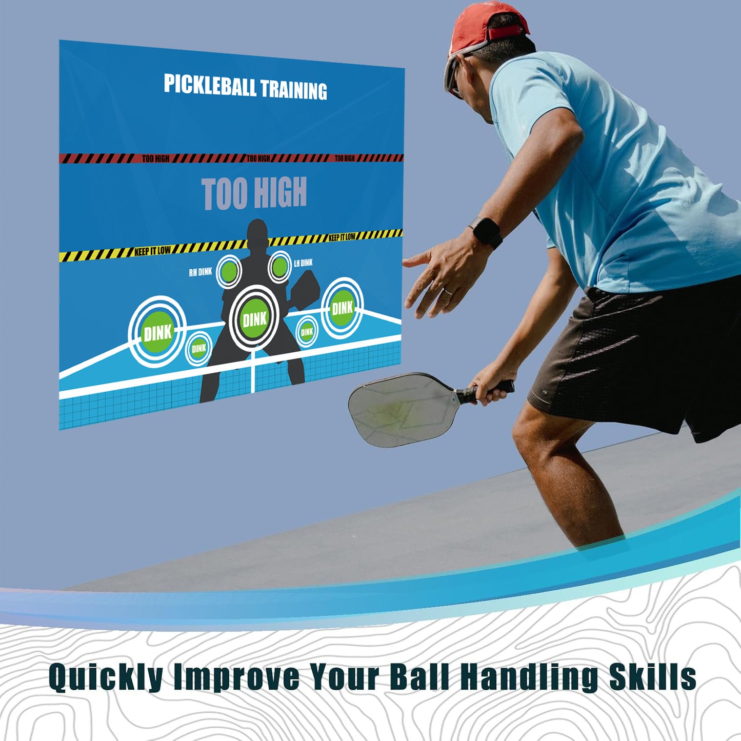 Training Golf Mat Training Pickleball Technical Pickleball Accessories